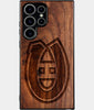 Best Wood Montreal Canadiens Samsung Galaxy S24 Ultra Case - Custom Engraved Cover - Engraved In Nature