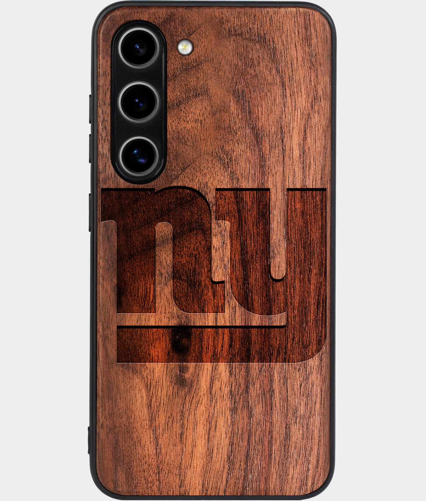 Best Wood New York Giants Samsung Galaxy S24 Plus Case - Custom Engraved Cover - Engraved In Nature