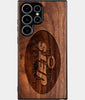 Best Wood New York Jets Samsung Galaxy S24 Ultra Case - Custom Engraved Cover - Engraved In Nature