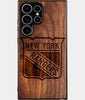 Best Wood New York Rangers Samsung Galaxy S24 Ultra Case - Custom Engraved Cover - Engraved In Nature