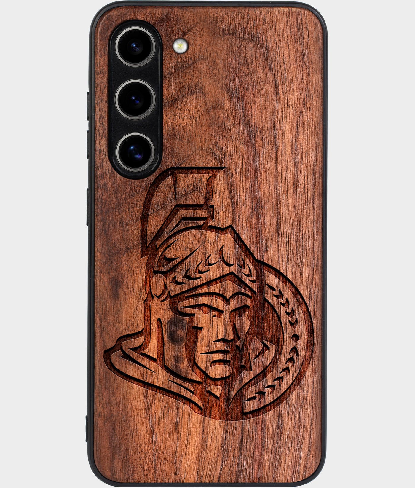 Best Wood Ottawa Senators Galaxy S24 Case - Custom Engraved Cover - Engraved In Nature