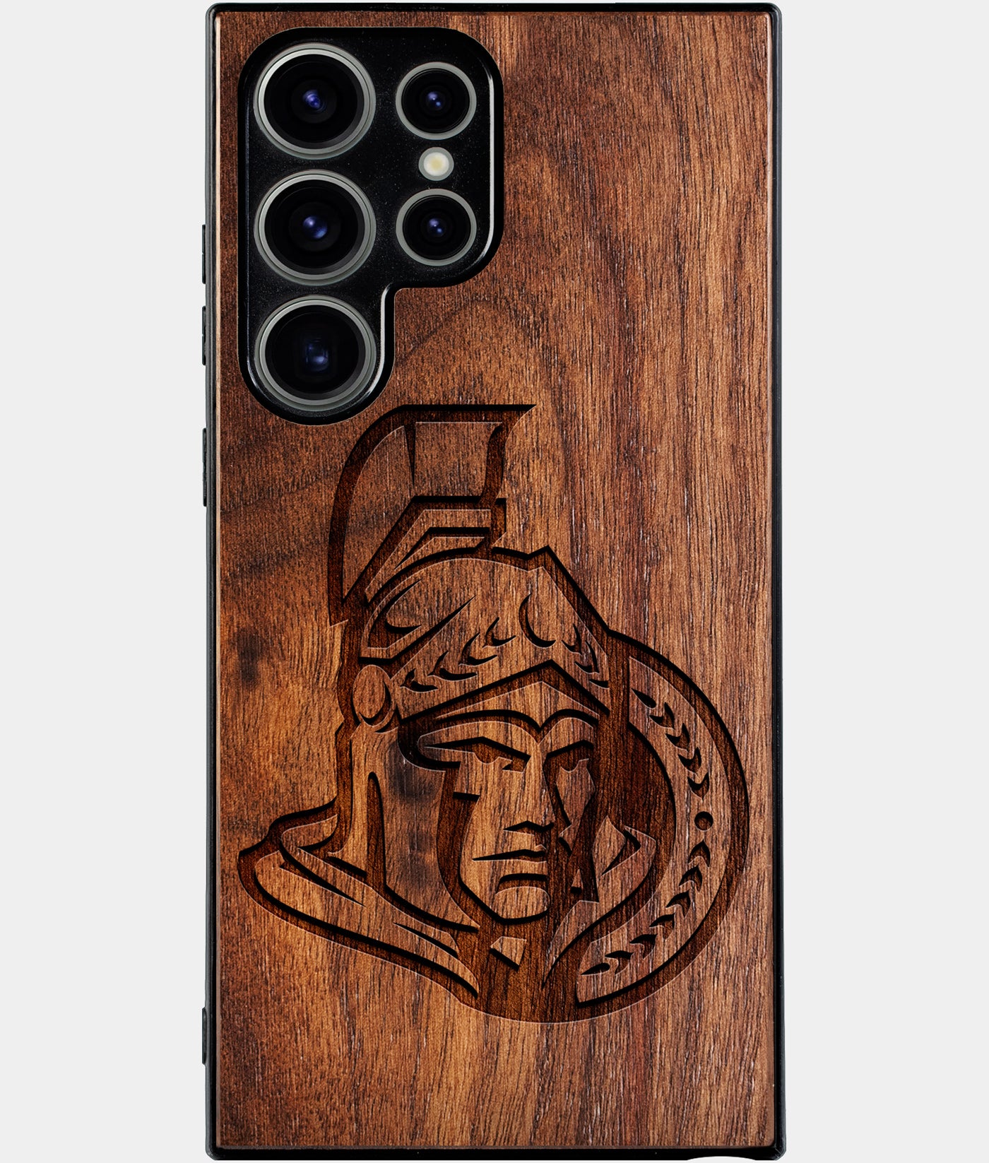 Best Wood Ottawa Senators Samsung Galaxy S24 Ultra Case - Custom Engraved Cover - Engraved In Nature