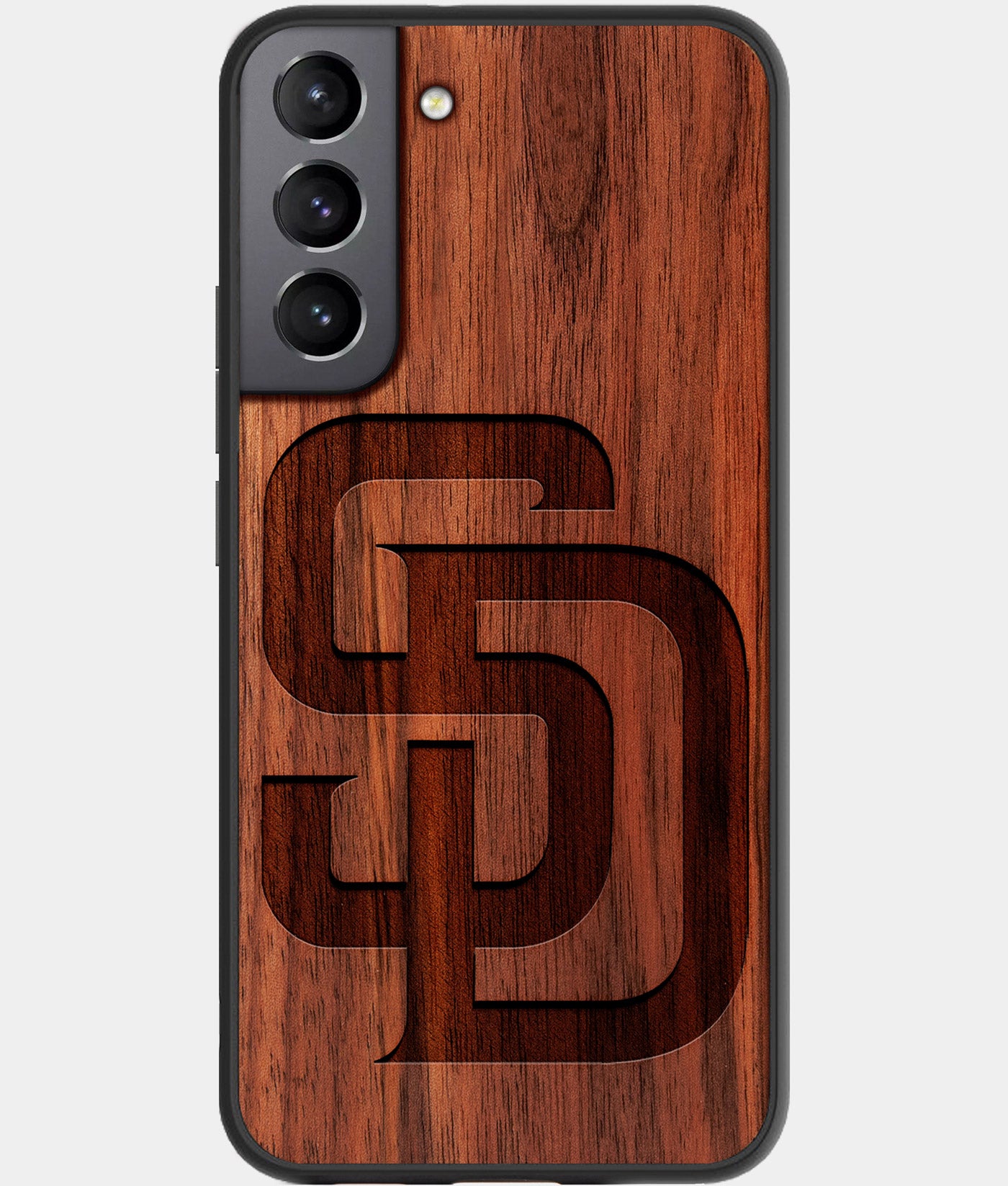 Best Wood San Diego Padres Samsung Galaxy S23 Plus Case - Custom Engraved Cover - Engraved In Nature