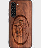 Best Wood San Francisco 49ers Samsung Galaxy S24 Plus Case - Custom Engraved Cover - Engraved In Nature