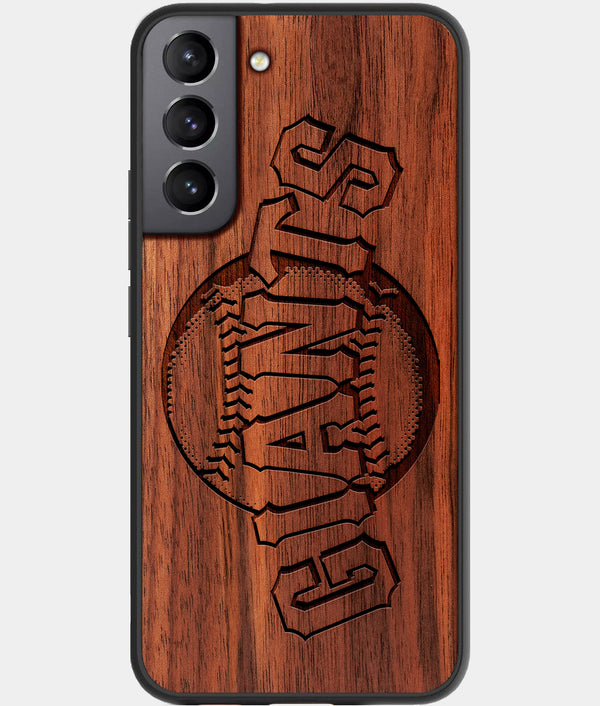 Best Wood San Francisco Giants Galaxy S23 Case - Custom Engraved Cover - Engraved In Nature