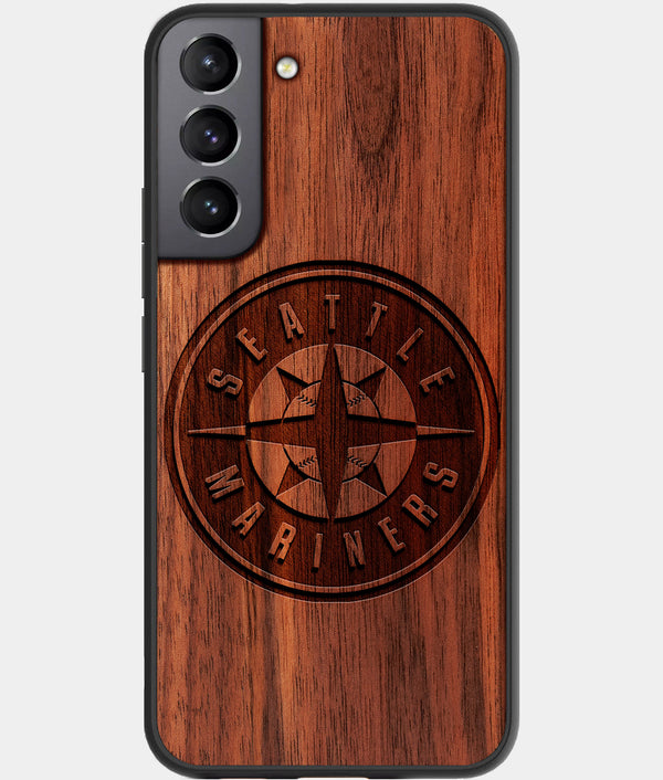 Best Wood Seattle Mariners Galaxy S23 Case - Custom Engraved Cover - Engraved In Nature