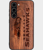 Best Wood Seattle Seahawks Samsung Galaxy S24 Plus Case - Custom Engraved Cover - Engraved In Nature