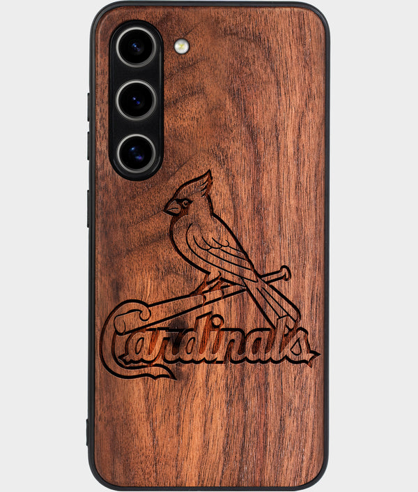 Best Wood St Louis Cardinals Galaxy S24 Case - Custom Engraved Cover - Engraved In Nature