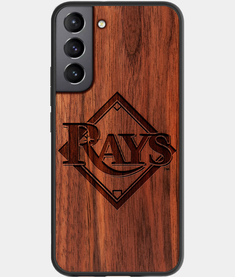 Best Wood Tampa Bay Rays Samsung Galaxy S23 Plus Case - Custom Engraved Cover - Engraved In Nature