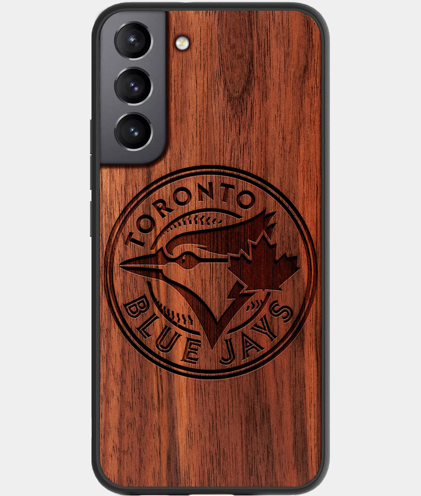 Best Wood Toronto Blue Jays Samsung Galaxy S23 Plus Case - Custom Engraved Cover - Engraved In Nature