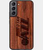 Best Wood Utah Jazz Samsung Galaxy S23 Plus Case - Custom Engraved Cover - Engraved In Nature