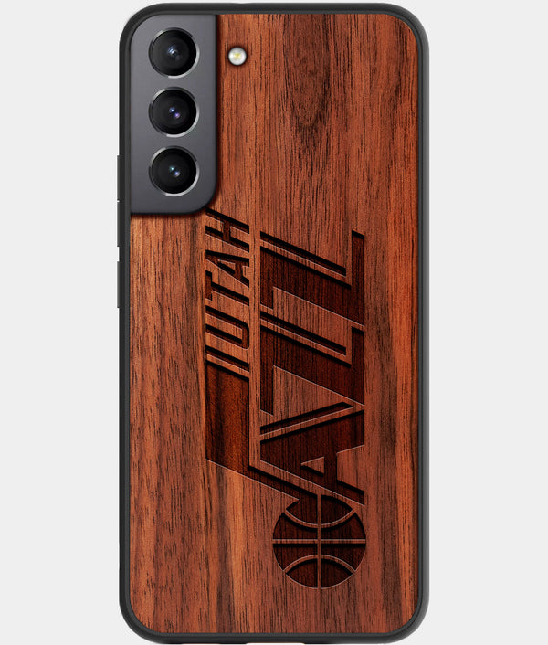 Best Wood Utah Jazz Galaxy S23 Case - Custom Engraved Cover - Engraved In Nature