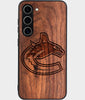 Best Wood Vancouver Canucks Galaxy S24 Case - Custom Engraved Cover - Engraved In Nature