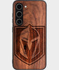 Best Wood Vegas Golden Knights Samsung Galaxy S24 Plus Case - Custom Engraved Cover - Engraved In Nature