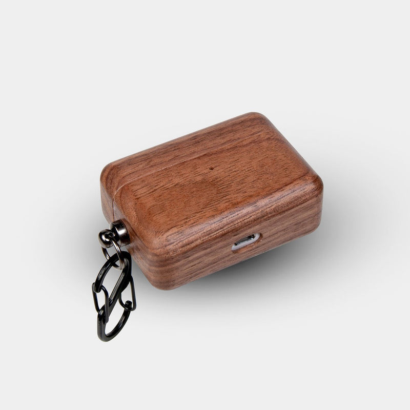 Headphone Wood Case Personalized Engraved Wood Case Airpods 