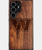 Best Wood Washington Commanders Samsung Galaxy S24 Ultra Case - Custom Engraved Cover - Engraved In Nature