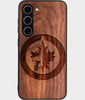 Best Wood Winnipeg Jets Samsung Galaxy S24 Plus Case - Custom Engraved Cover - Engraved In Nature