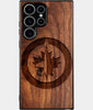 Best Wood Winnipeg Jets Samsung Galaxy S24 Ultra Case - Custom Engraved Cover - Engraved In Nature