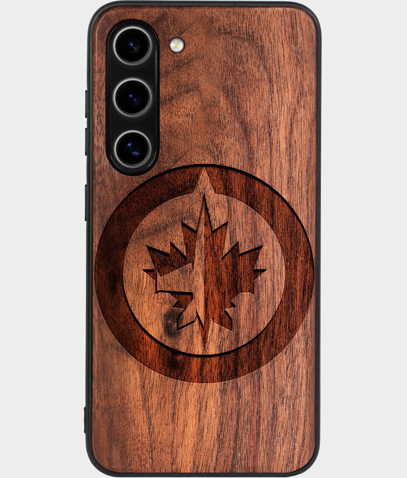 Best Wood Winnipeg Jets Samsung Galaxy S24 Case - Custom Engraved Cover - Engraved In Nature