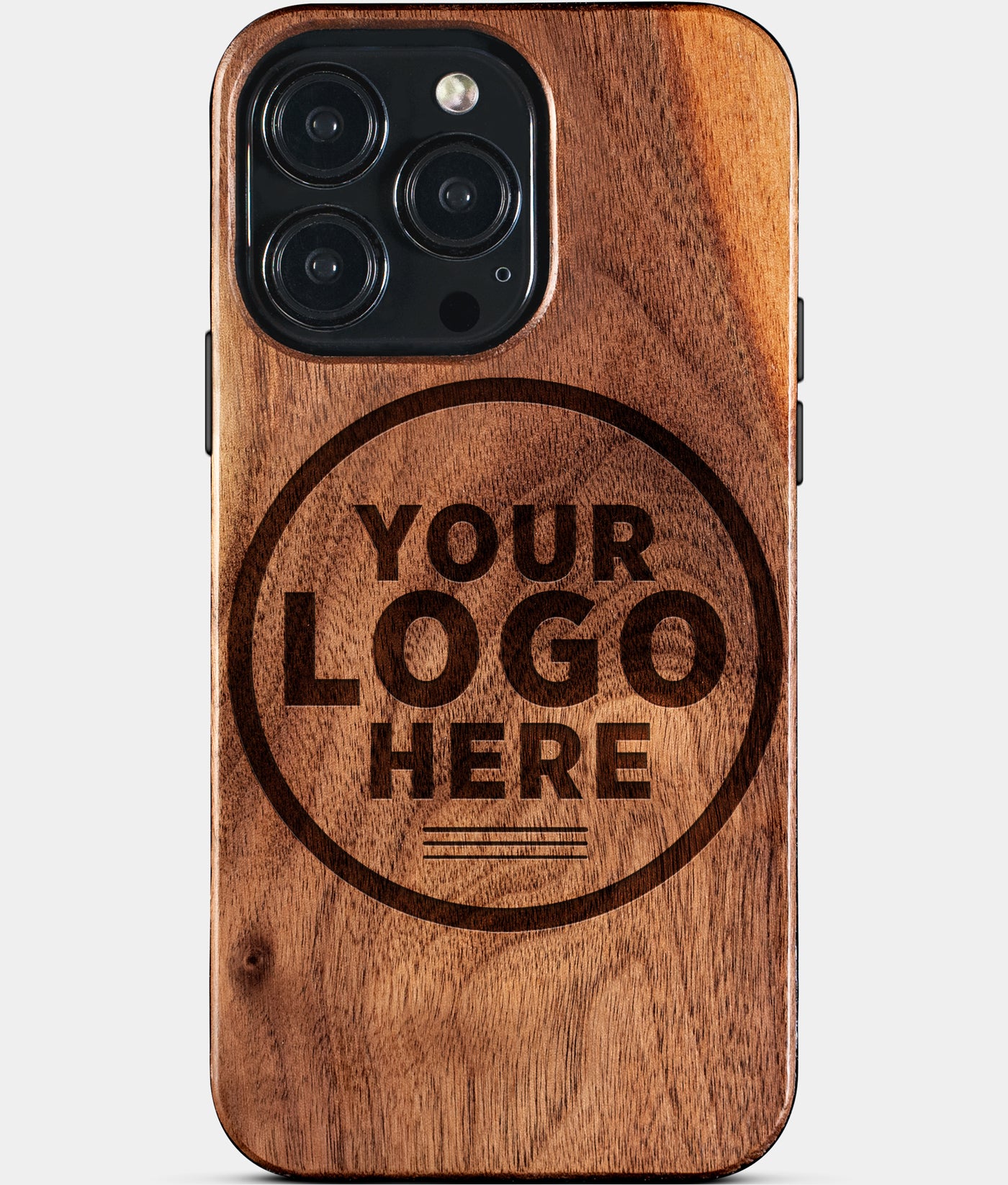 Wood iPhone 15 Case AlderWood Custom Face Watch Bundle Custom