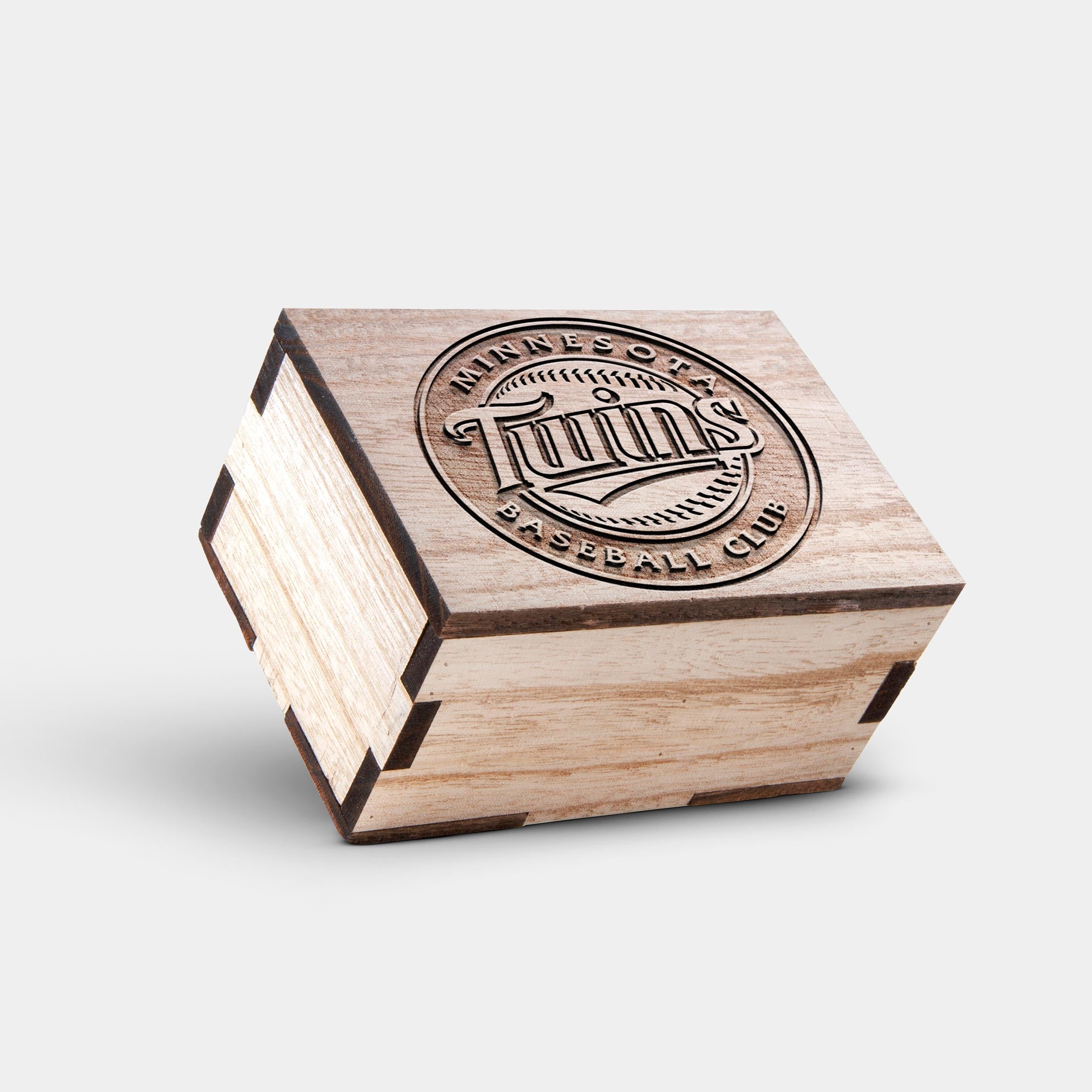 Minnesota Twins Wooden Wristwatch - Chronograph Black Walnut Watch