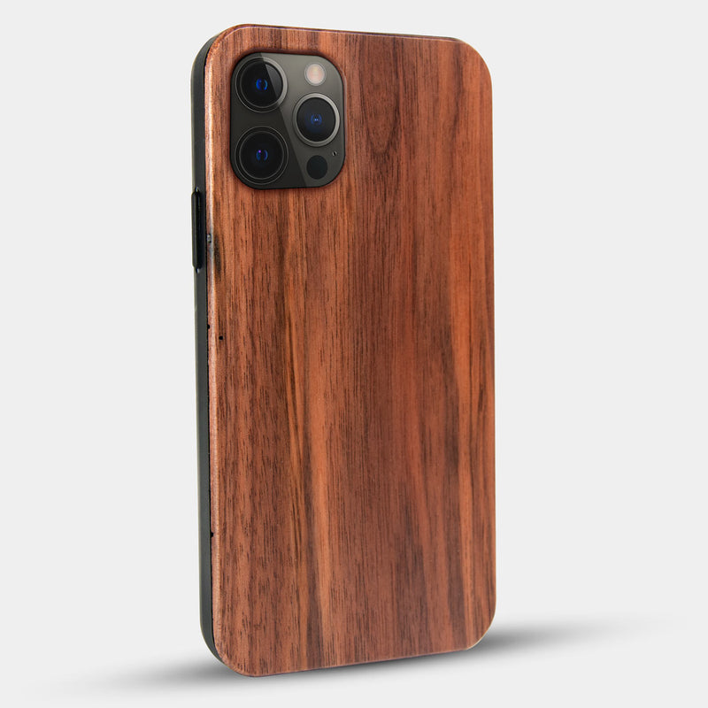 Best Custom Engraved Walnut Wood Atletico Madrid iPhone 12 Pro Max Case - Engraved In Nature