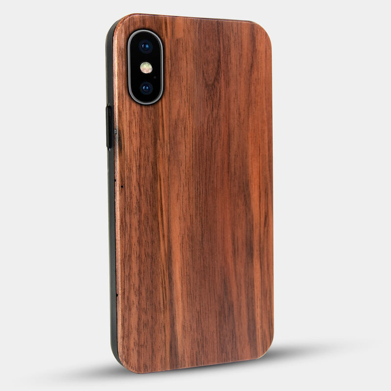 Best Custom Engraved Walnut Wood Atletico Madrid iPhone XS Max Case - Engraved In Nature