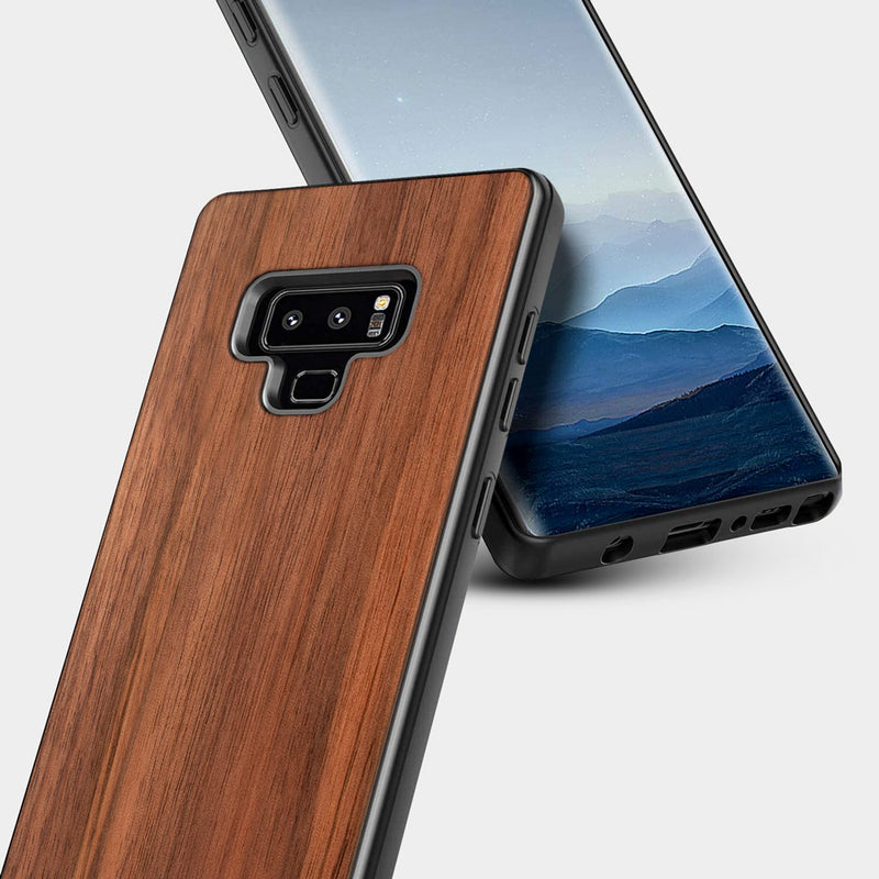 Best Custom Engraved Walnut Wood Vegas Golden Knights Note 9 Case - Engraved In Nature