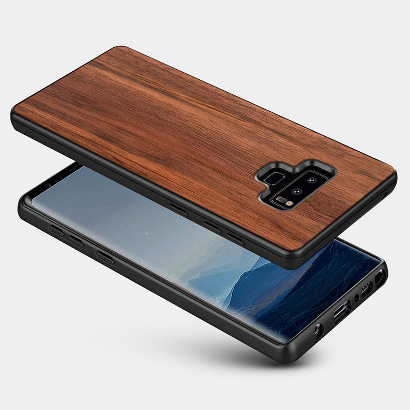 Best Custom Engraved Walnut Wood Colorado Avalanche Note 9 Case - Engraved In Nature