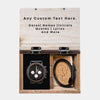 Cincinnati Bengals Wooden Wristwatch - Chronograph Black Walnut Watch