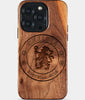 Eco-friendly Chelsea FC iPhone 15 Pro Case - Carved Wood Custom Chelsea FC Gift For Him - Monogrammed Personalized iPhone 15 Pro Cover By Engraved In Nature