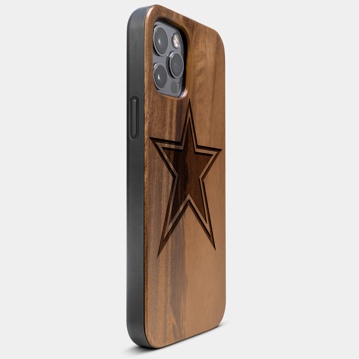 Wood Dallas Cowboys iPhone 13 Case - MagSafe® Compatible iPhone 13