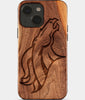 Eco-friendly Denver Broncos iPhone 15 Case - Carved Wood Custom Denver Broncos Gift For Him - Monogrammed Personalized iPhone 15 Cover By Engraved In Nature