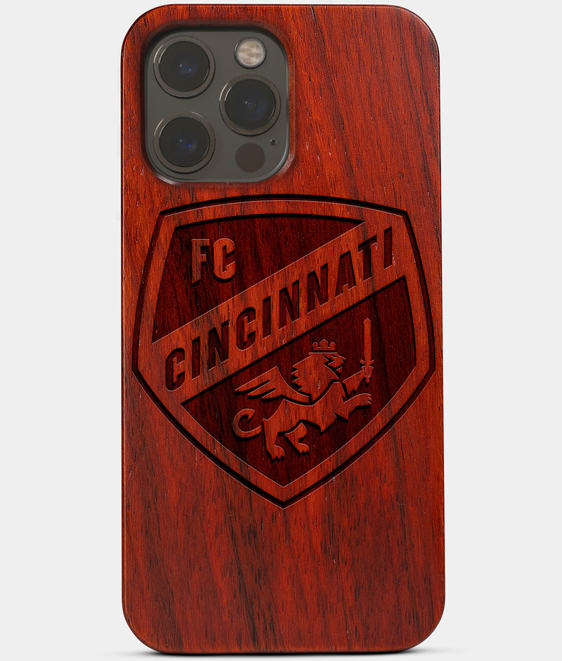 Wood FC Cincinnati iPhone 13 Pro Max Case MagSafe Compatible