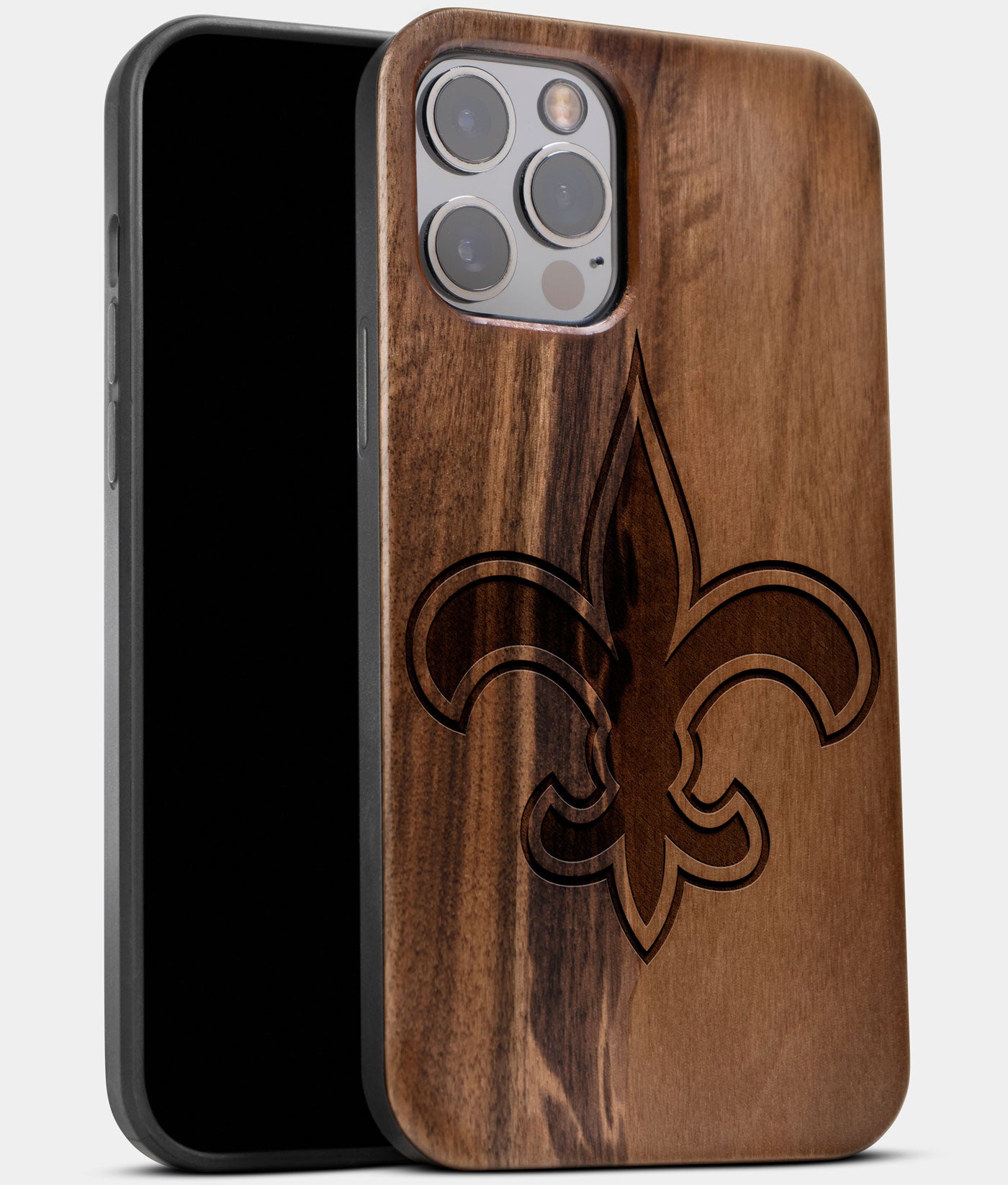 NEW ORLEANS SAINTS NIKE WOOD iPhone 13 Pro Case Cover